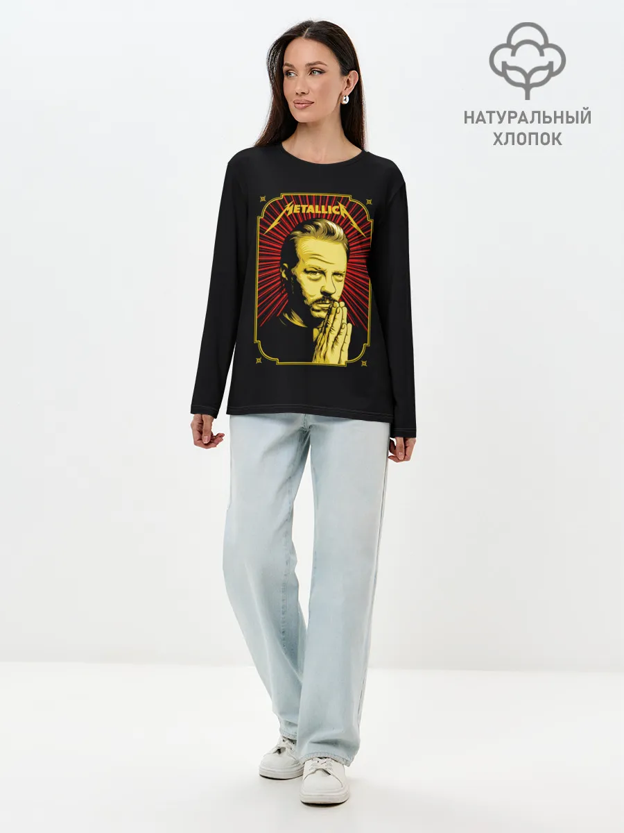Лонгслив женский. Хлопок / Хэтфилд