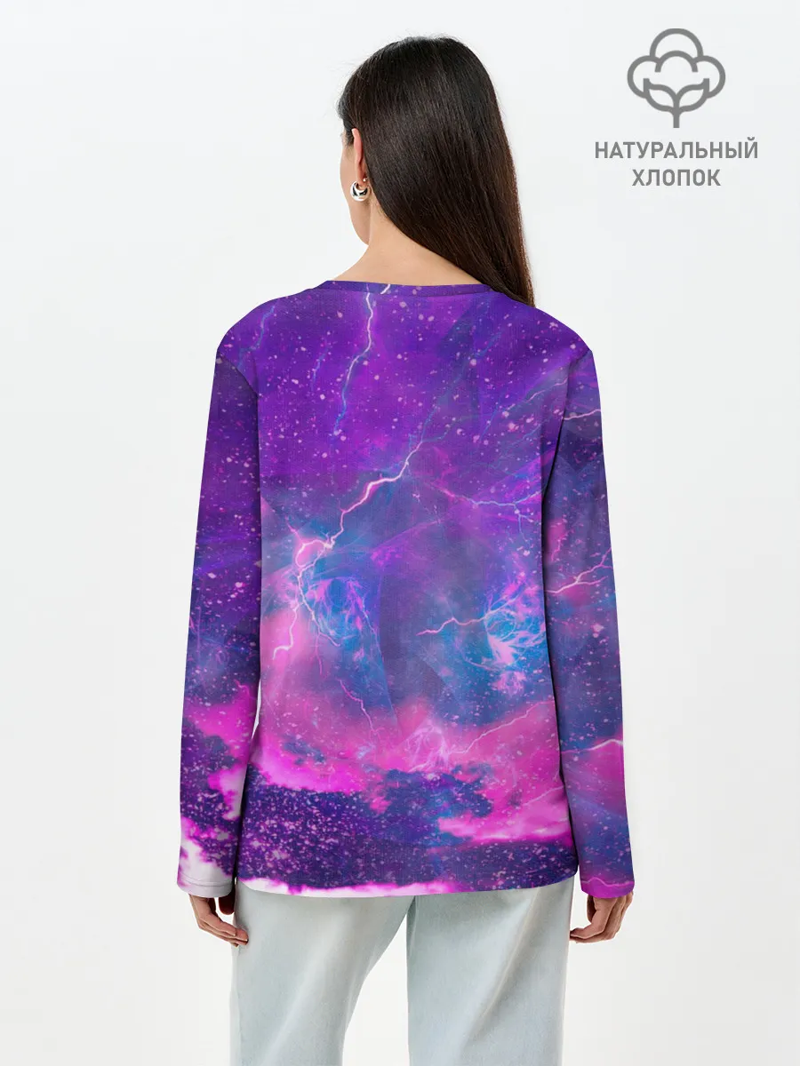 Лонгслив женский. Хлопок / Genshin Impact Кэ Цин