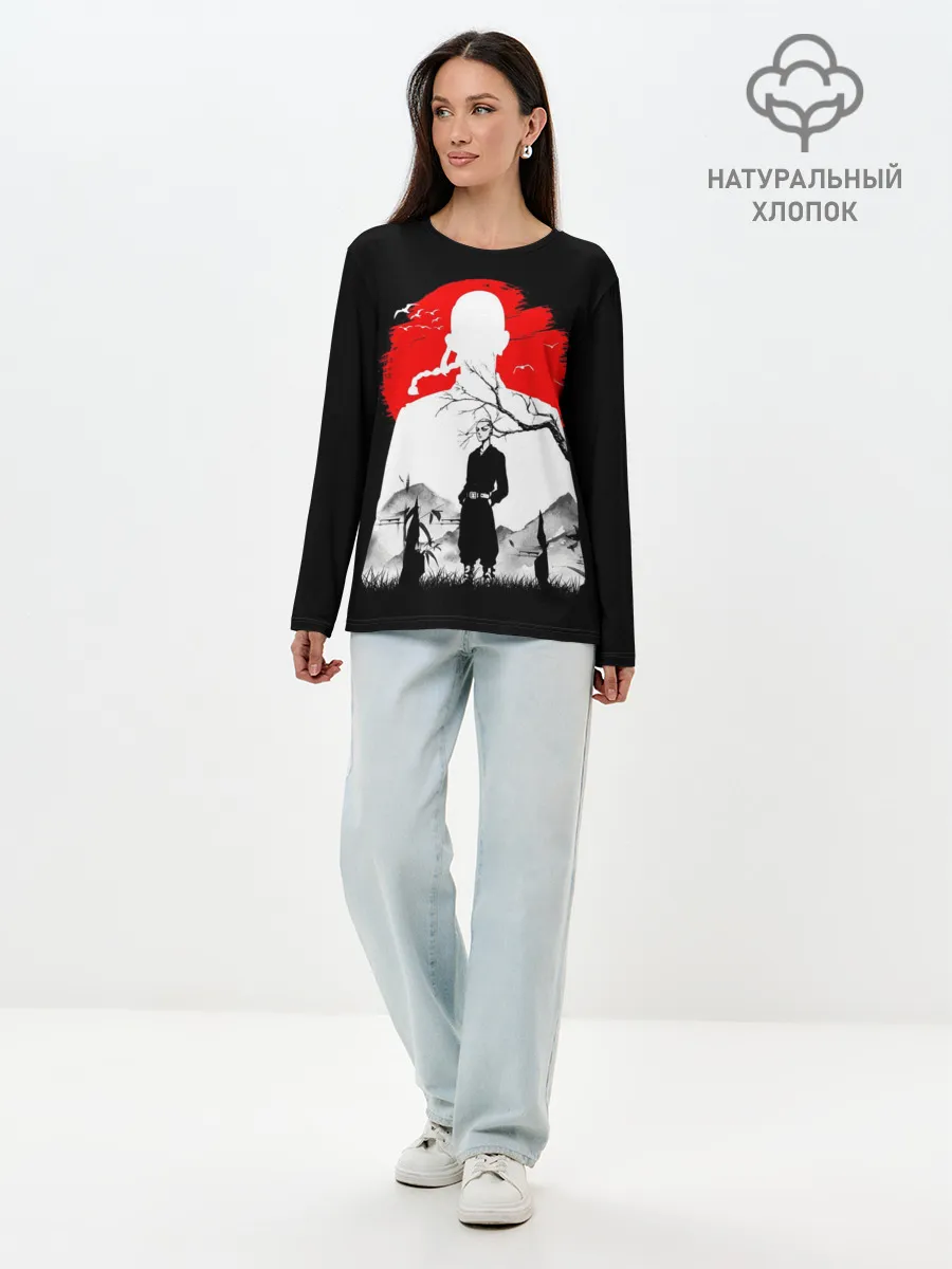 Лонгслив женский. Хлопок / Кэн Рюгудзи Токийские мстители