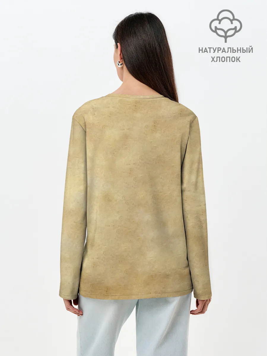 Лонгслив женский. Хлопок / Манки Д. Луффи в розыске One Piece