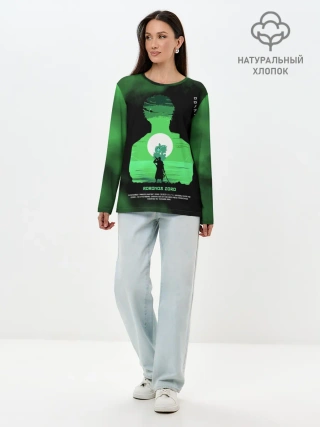 Лонгслив женский. Хлопок / Ророноа Зоро | One Piece