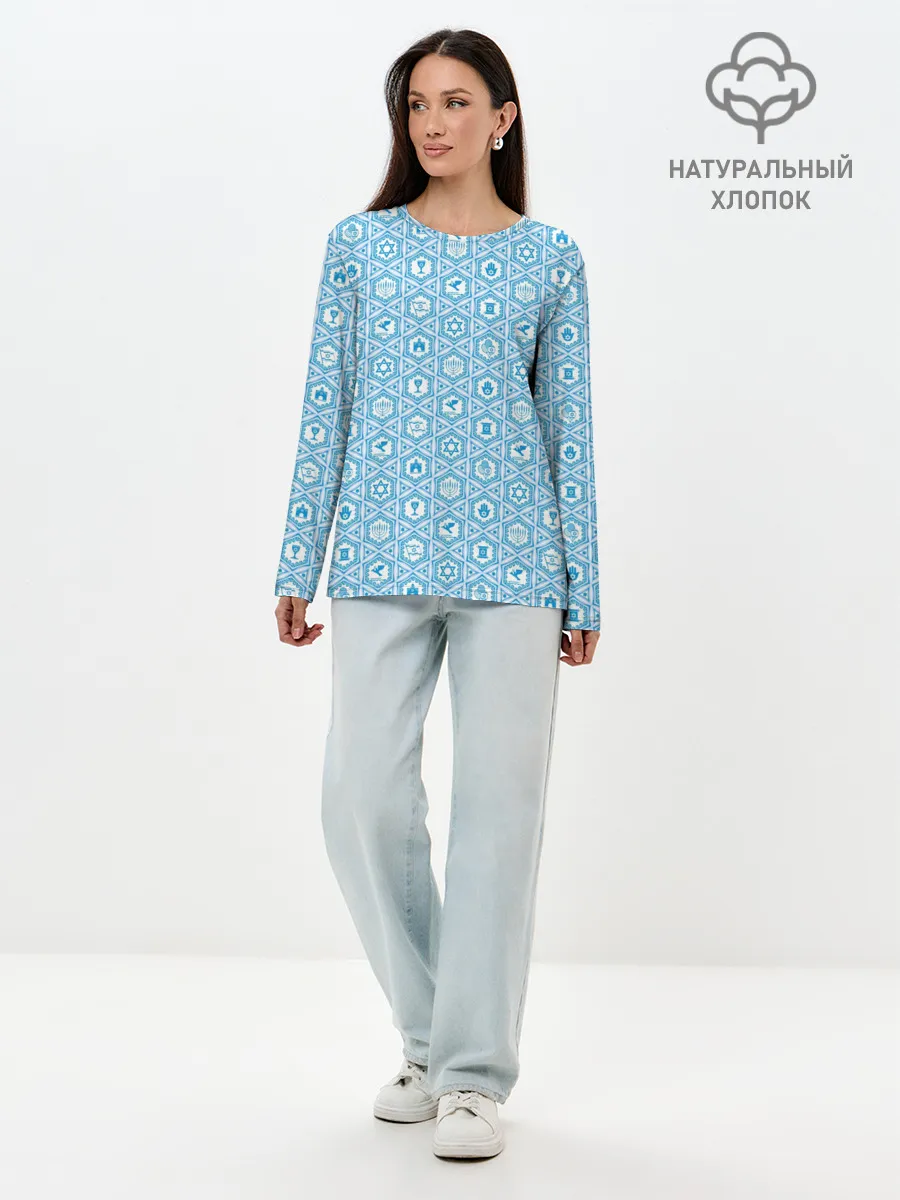 Лонгслив женский. Хлопок / Израиль