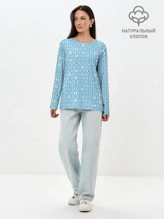 Лонгслив женский. Хлопок / Израиль