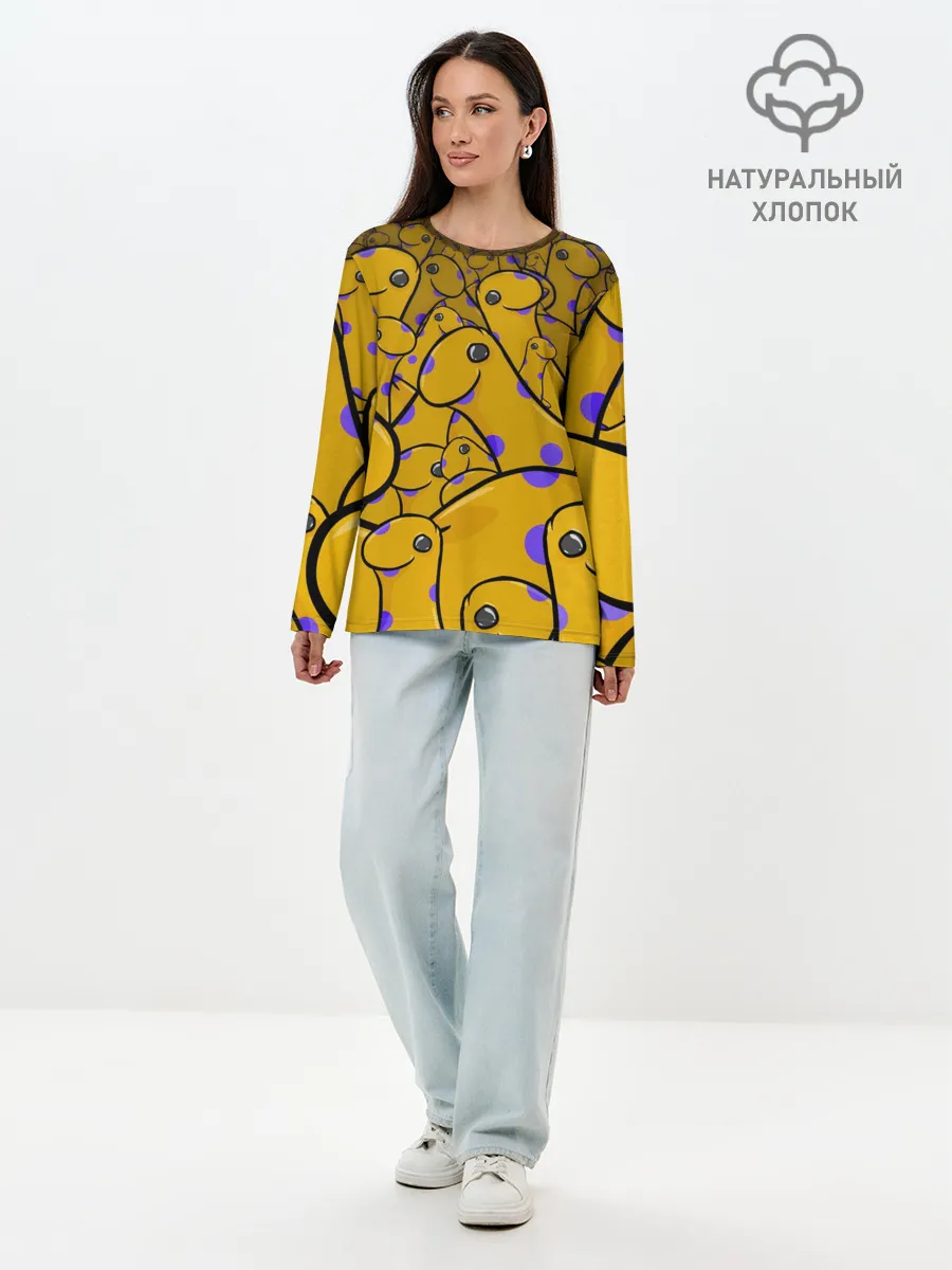 Лонгслив женский. Хлопок / Несси