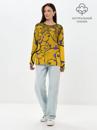 Лонгслив женский. Хлопок / Несси