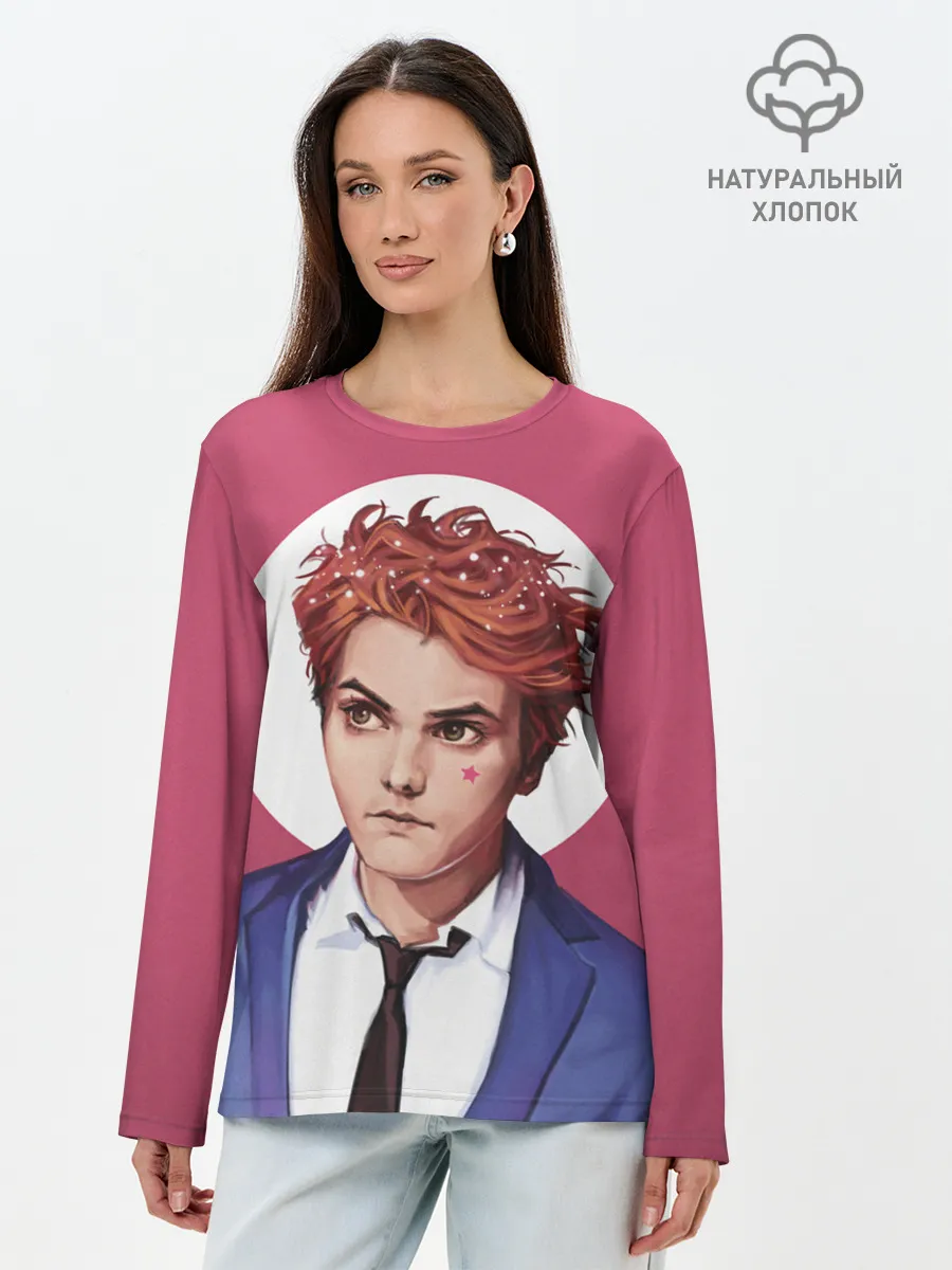 Лонгслив женский. Хлопок / Уэй