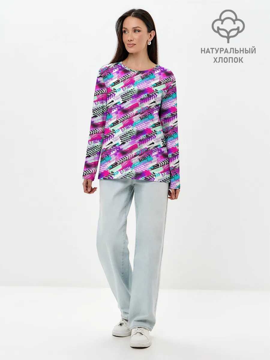 Лонгслив женский. Хлопок / EXTREME