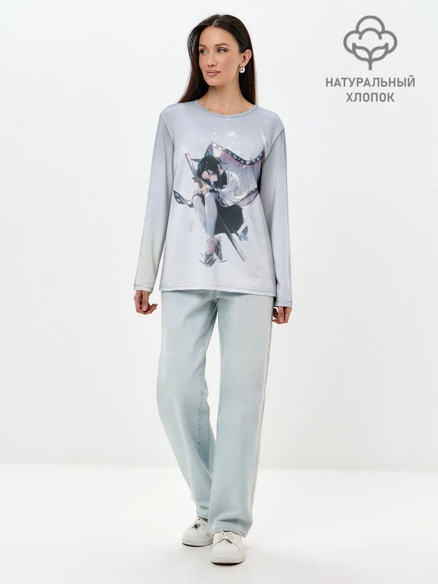 Лонгслив женский. Хлопок / Канае Котё