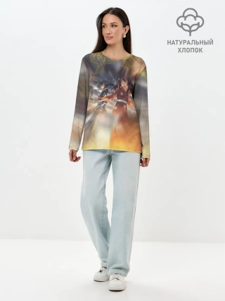 Лонгслив женский. Хлопок / МИА С ХЯККИМАРУ | ДОРОРО