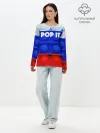 Лонгслив женский. Хлопок / POP IT / ПОП ИТ.