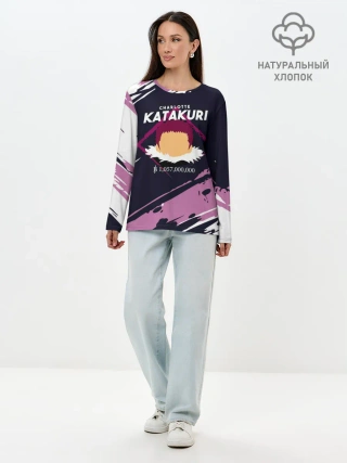 Лонгслив женский. Хлопок / Шарлотта Катакури | One Piece