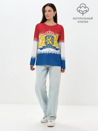 Лонгслив женский. Хлопок / Нидерланды