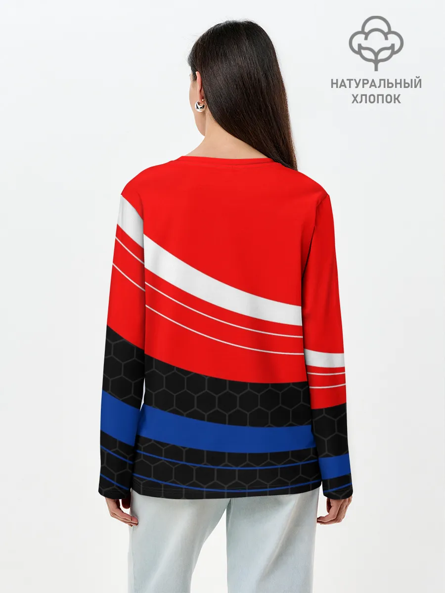 Лонгслив женский. Хлопок / SUZUKI / СУЗУКИ / МОТОСПОРТ