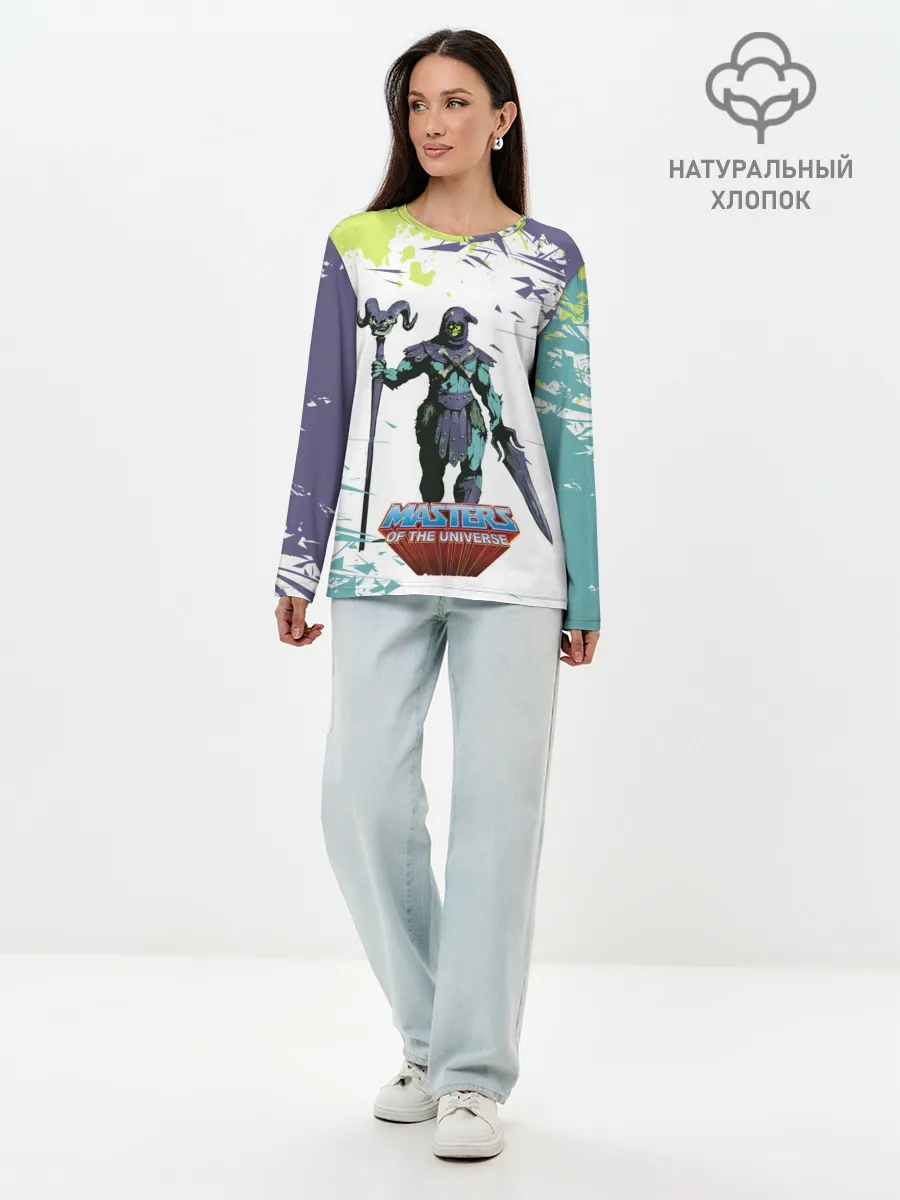 Лонгслив женский. Хлопок / SKELETOR | СКЕЛЕТОР