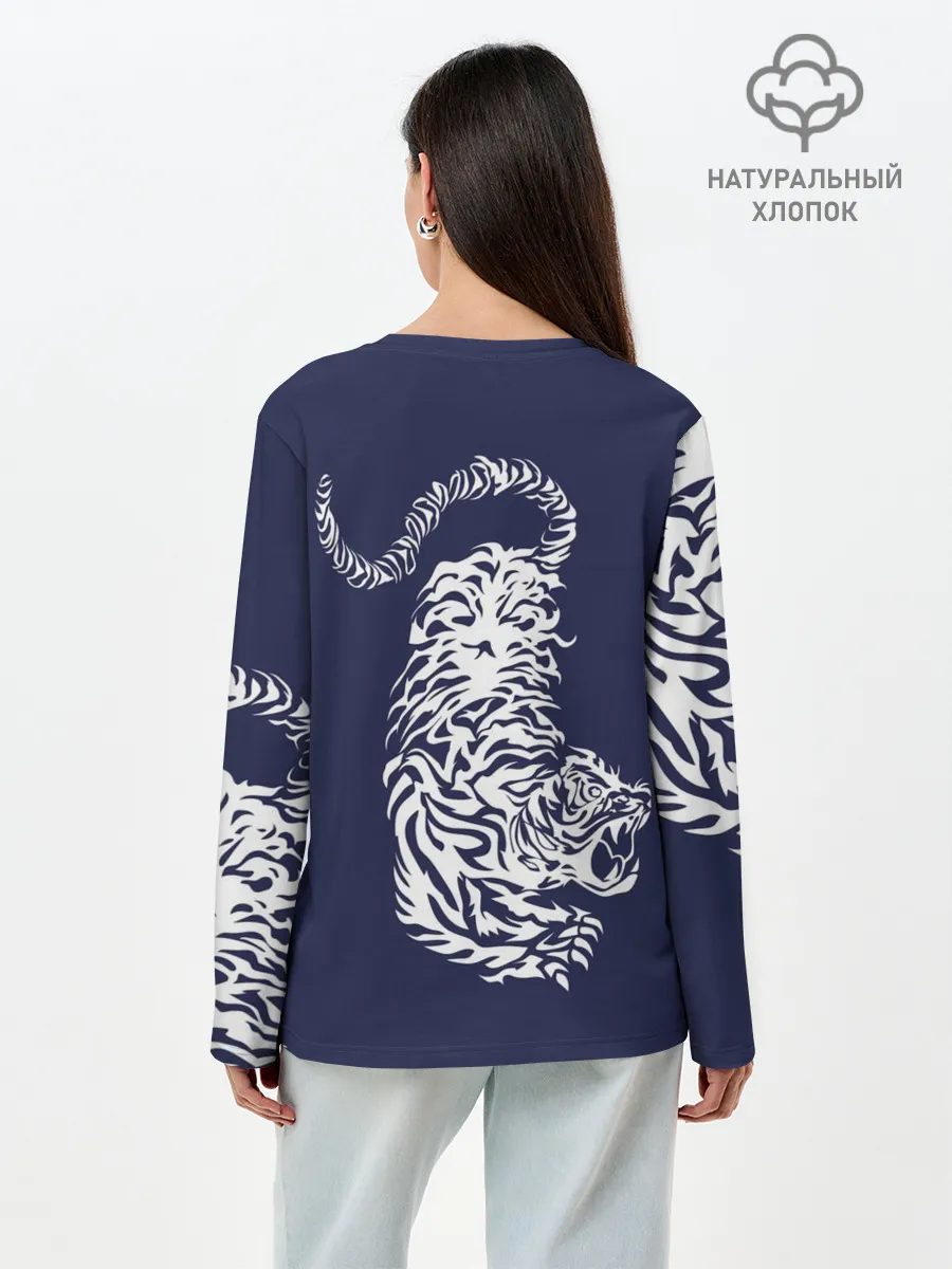 Лонгслив женский. Хлопок / ХАНЕМИЯ КАЗУТОРА | HANEMIYA