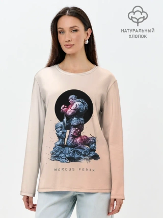 Лонгслив женский. Хлопок / Маркус