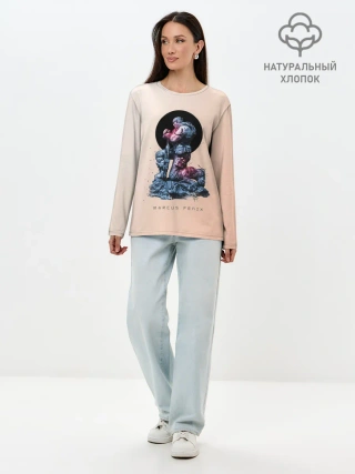 Лонгслив женский. Хлопок / Маркус