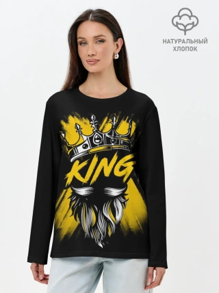 Лонгслив женский. Хлопок / King groom