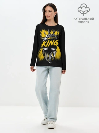 Лонгслив женский. Хлопок / King groom