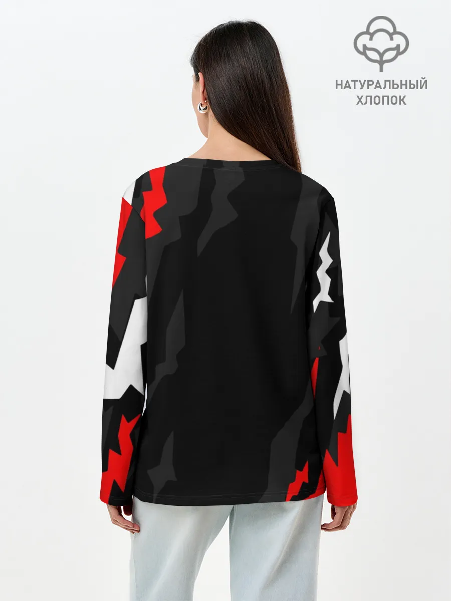 Лонгслив женский. Хлопок / DUCATI / ДУКАТИ / SPORT