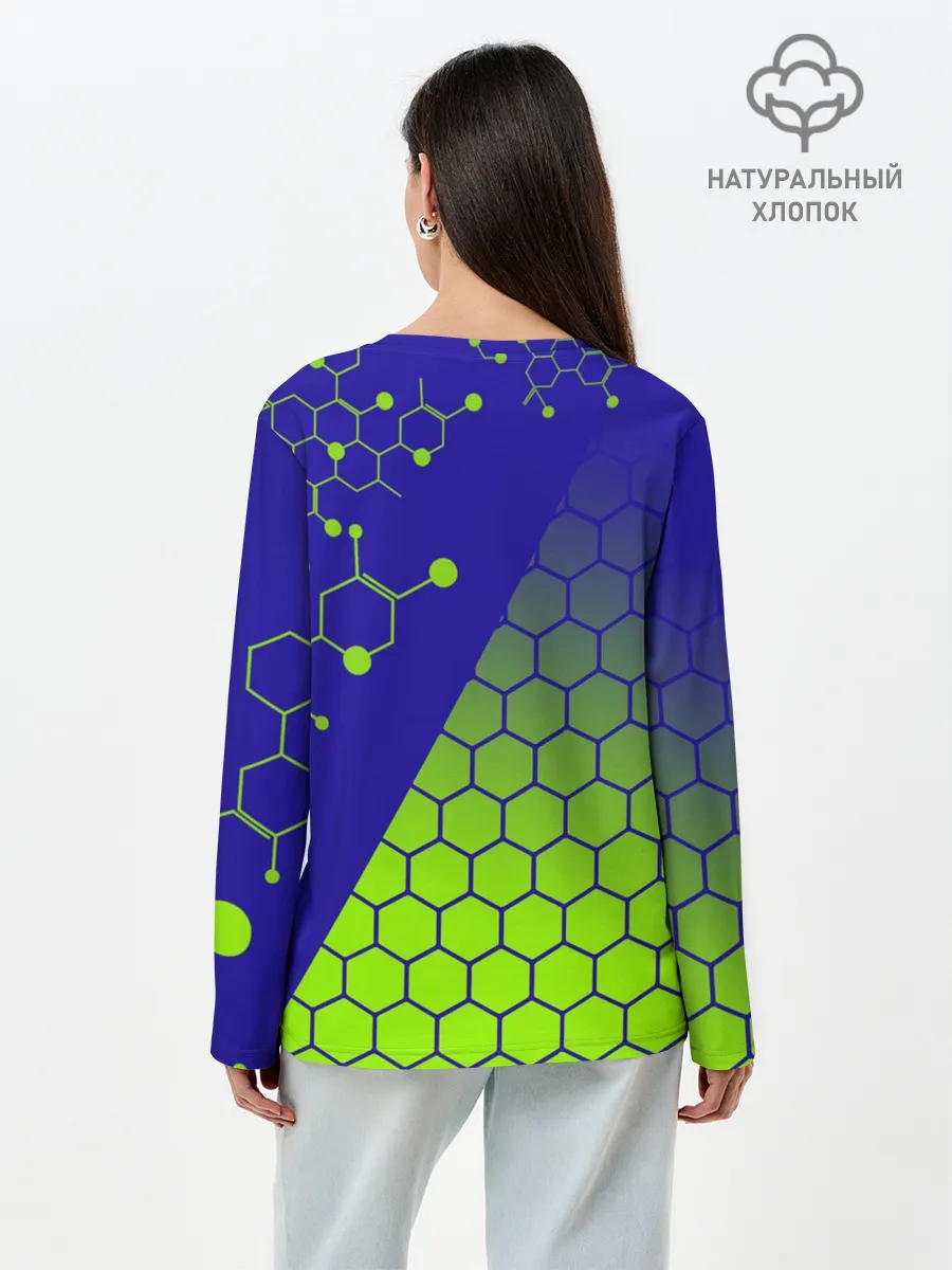 Лонгслив женский. Хлопок / HUSQVARNA / ХУСКВАРНА / SPORT