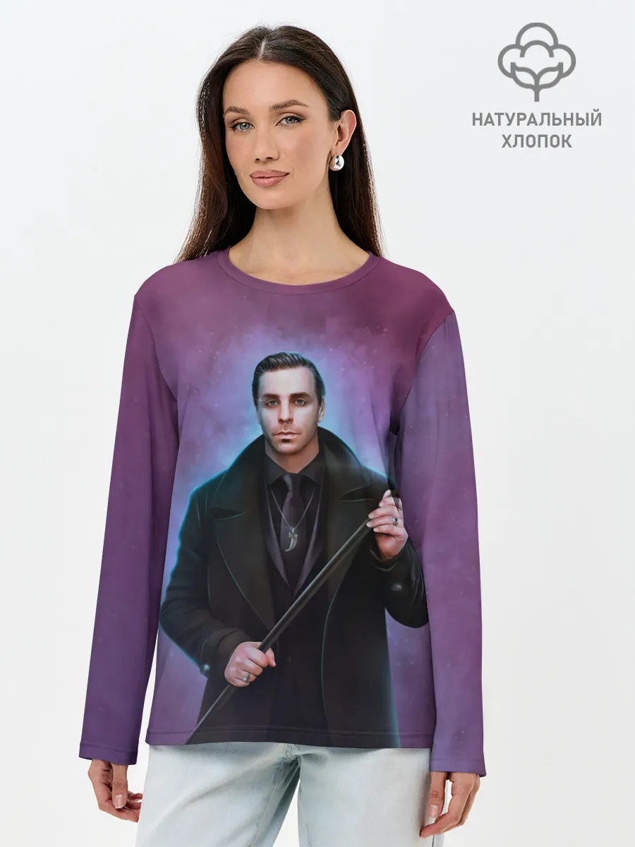 Лонгслив женский. Хлопок / Тилль