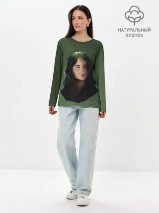 Лонгслив женский. Хлопок / BILLIE EILISH | БИЛЛИ АЙЛИШ