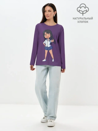 Лонгслив женский. Хлопок / Ms. Nagatoro