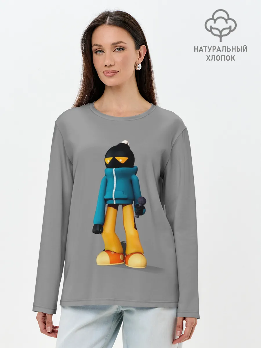 Лонгслив женский. Хлопок / Friday Night Funkin Whitty