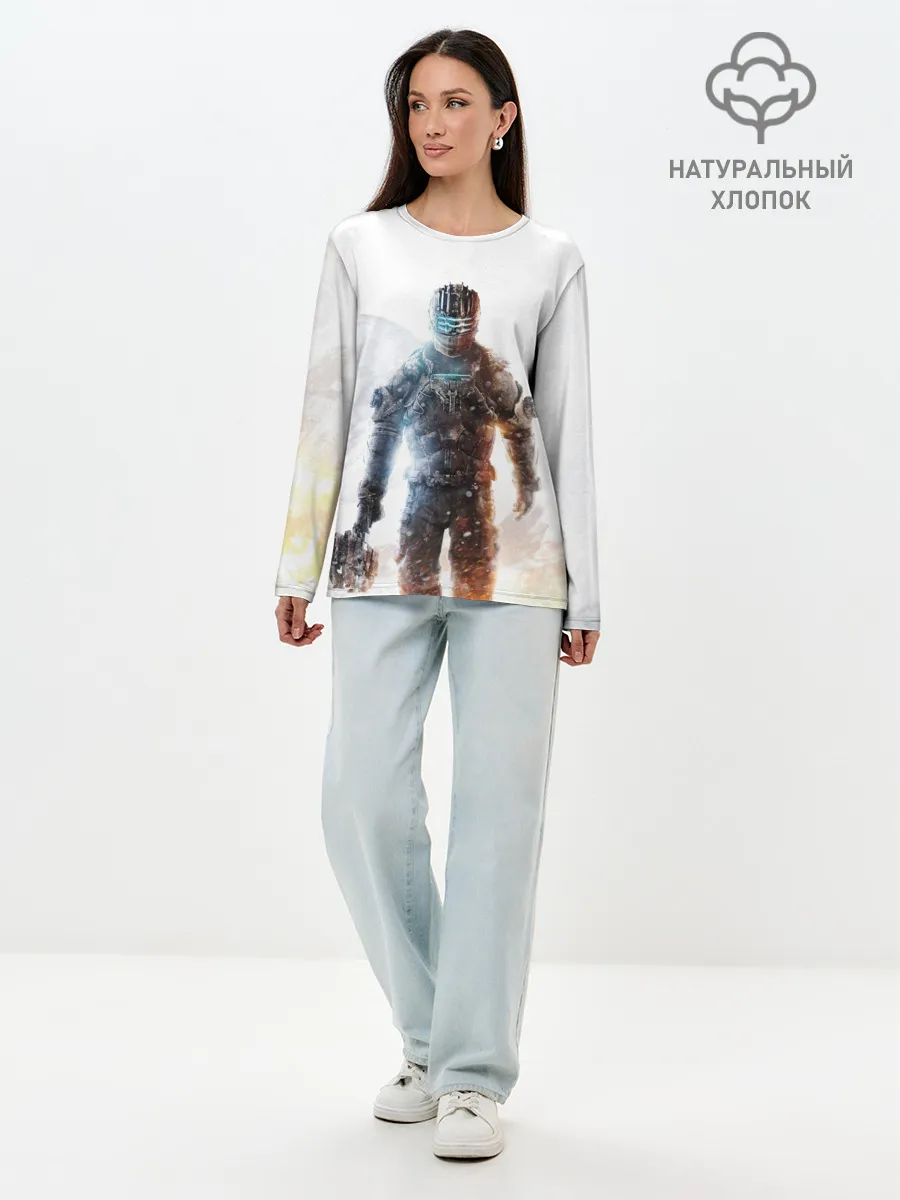 Лонгслив женский. Хлопок / Айзек Кларк Dead Space
