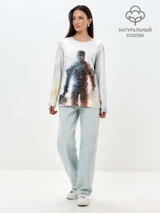 Лонгслив женский. Хлопок / Айзек Кларк Dead Space