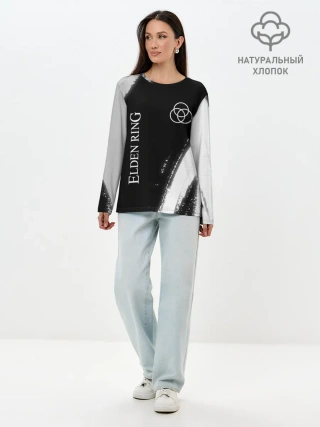 Лонгслив женский. Хлопок / Elden Ring - Brush