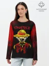 Лонгслив женский. Хлопок / One Piece. Большой куш Луффи