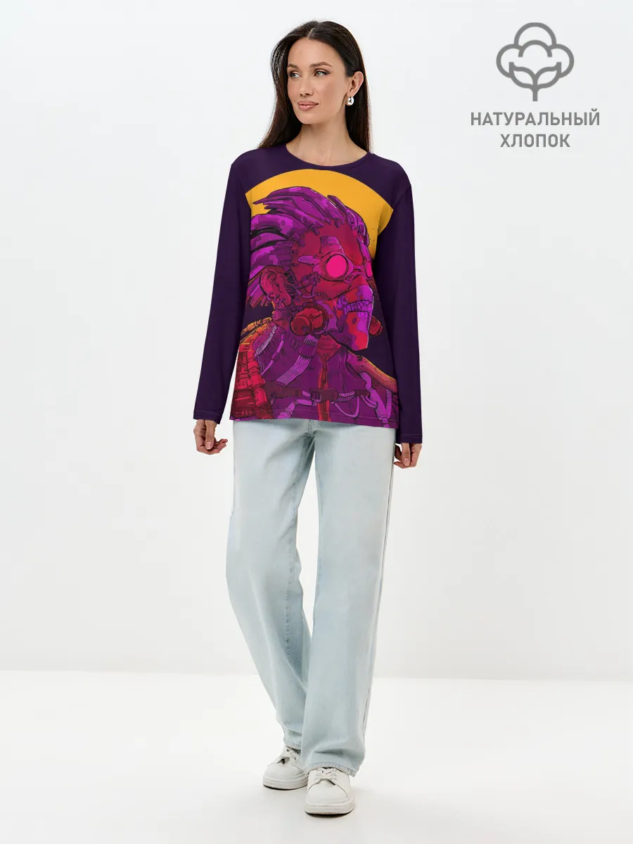 Лонгслив женский. Хлопок / Cyberpunk 2077 | Cyberware