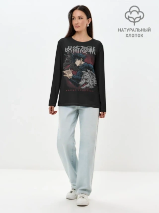 Лонгслив женский. Хлопок / ПРИЗЫВ ШИКИГАМИ | ФУШИГУРО