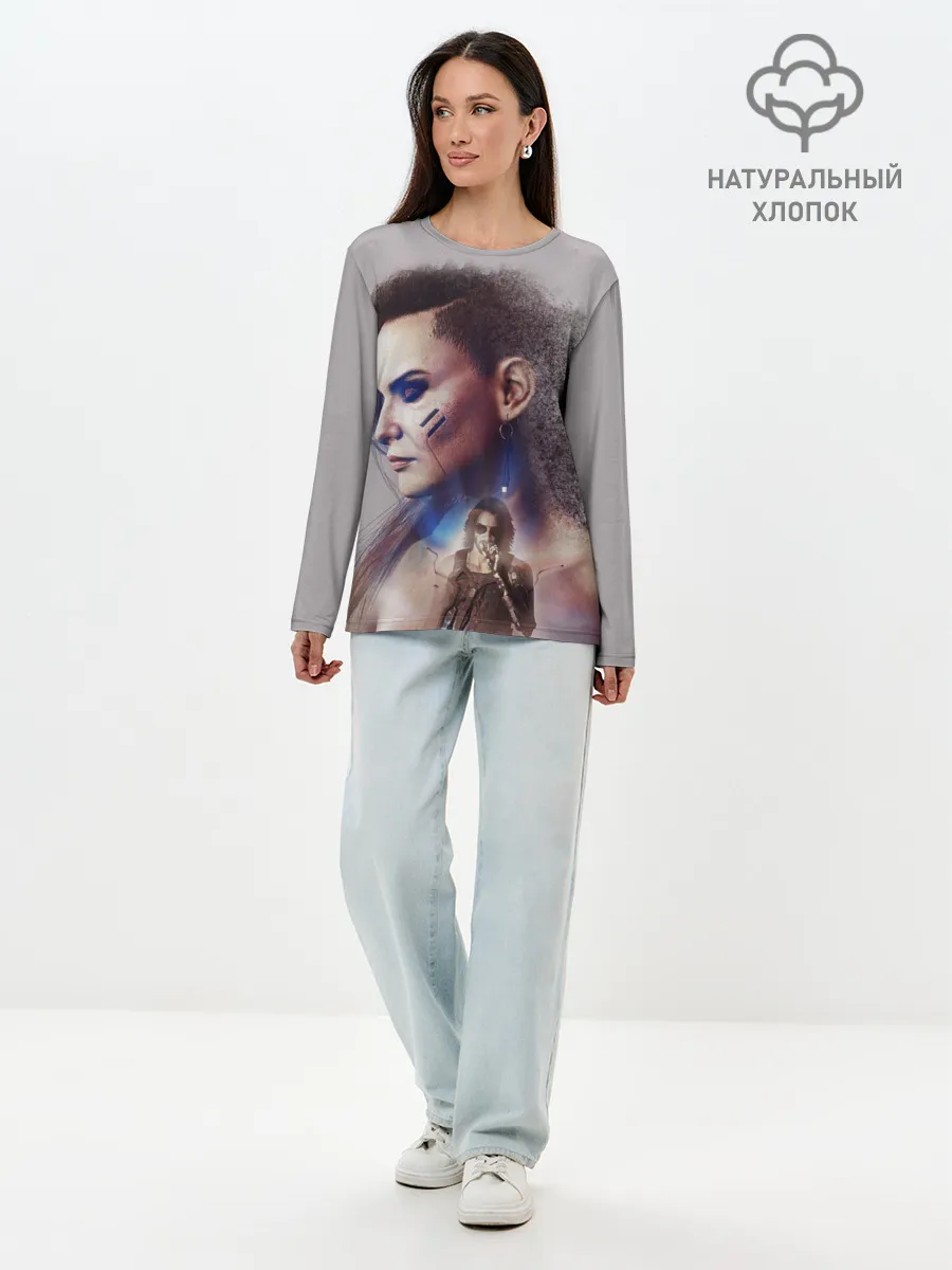 Лонгслив женский. Хлопок / CP77 | Rogue and Johnny