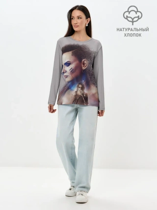 Лонгслив женский. Хлопок / CP77 | Rogue and Johnny