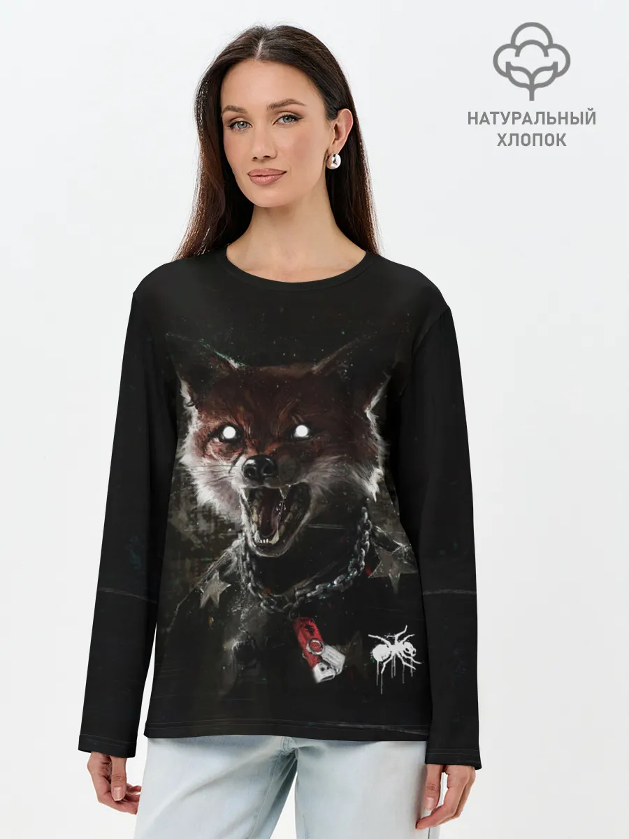 Лонгслив женский. Хлопок / Prodigy Fox