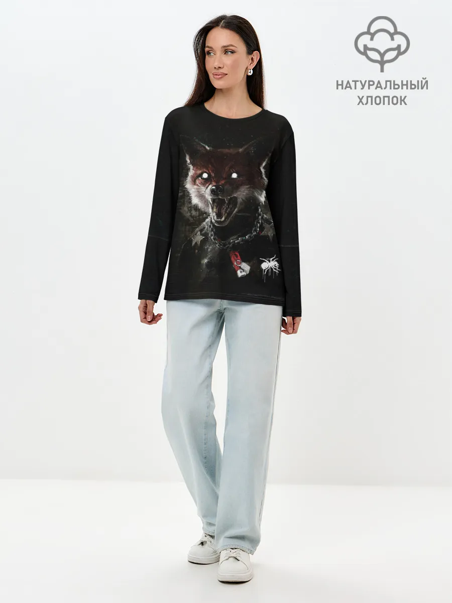 Лонгслив женский. Хлопок / Prodigy Fox