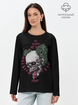 Лонгслив женский. Хлопок / Keith Flint