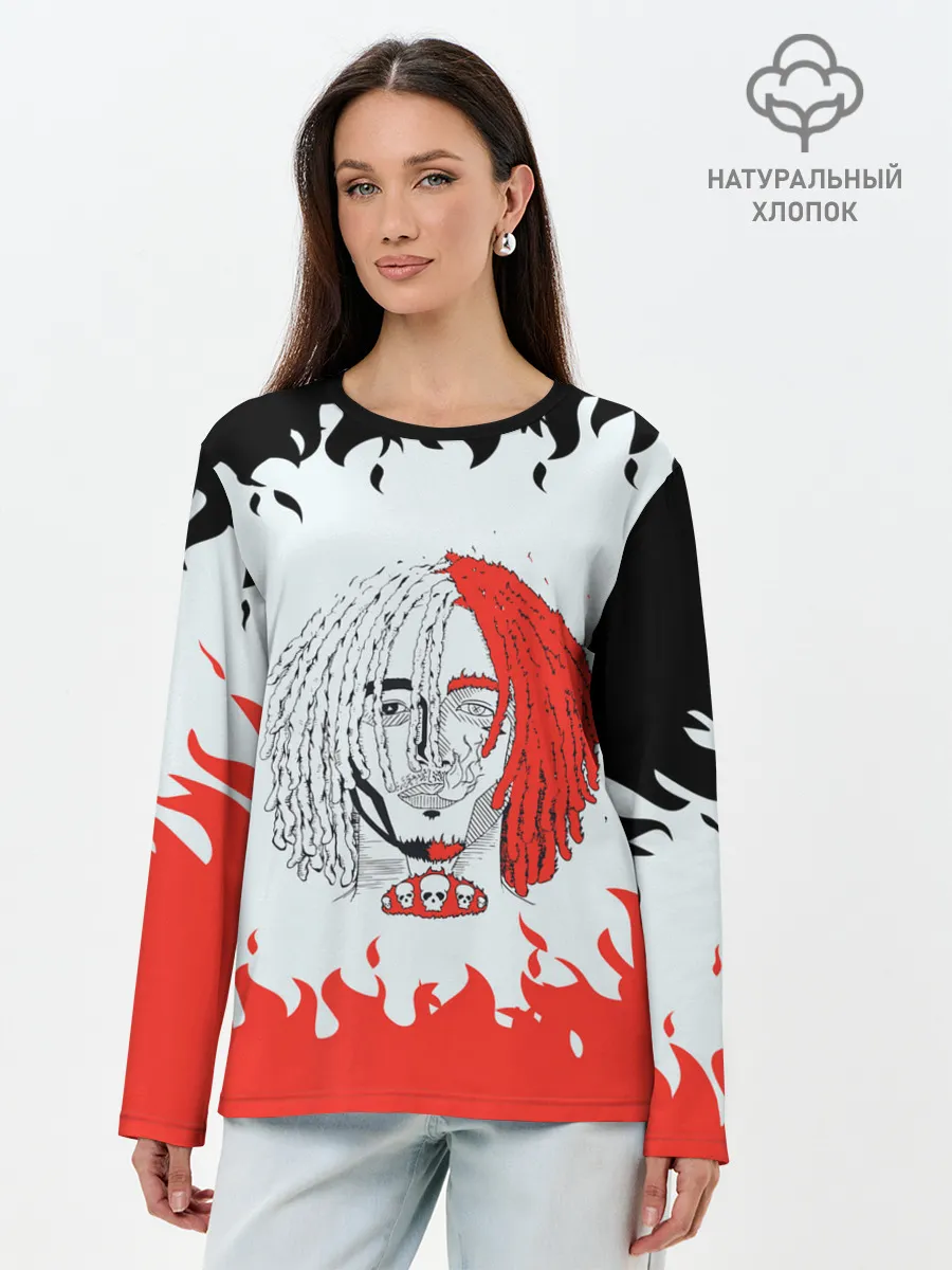 Лонгслив женский. Хлопок / LIL PUMP | ЛИЛ ПАМП