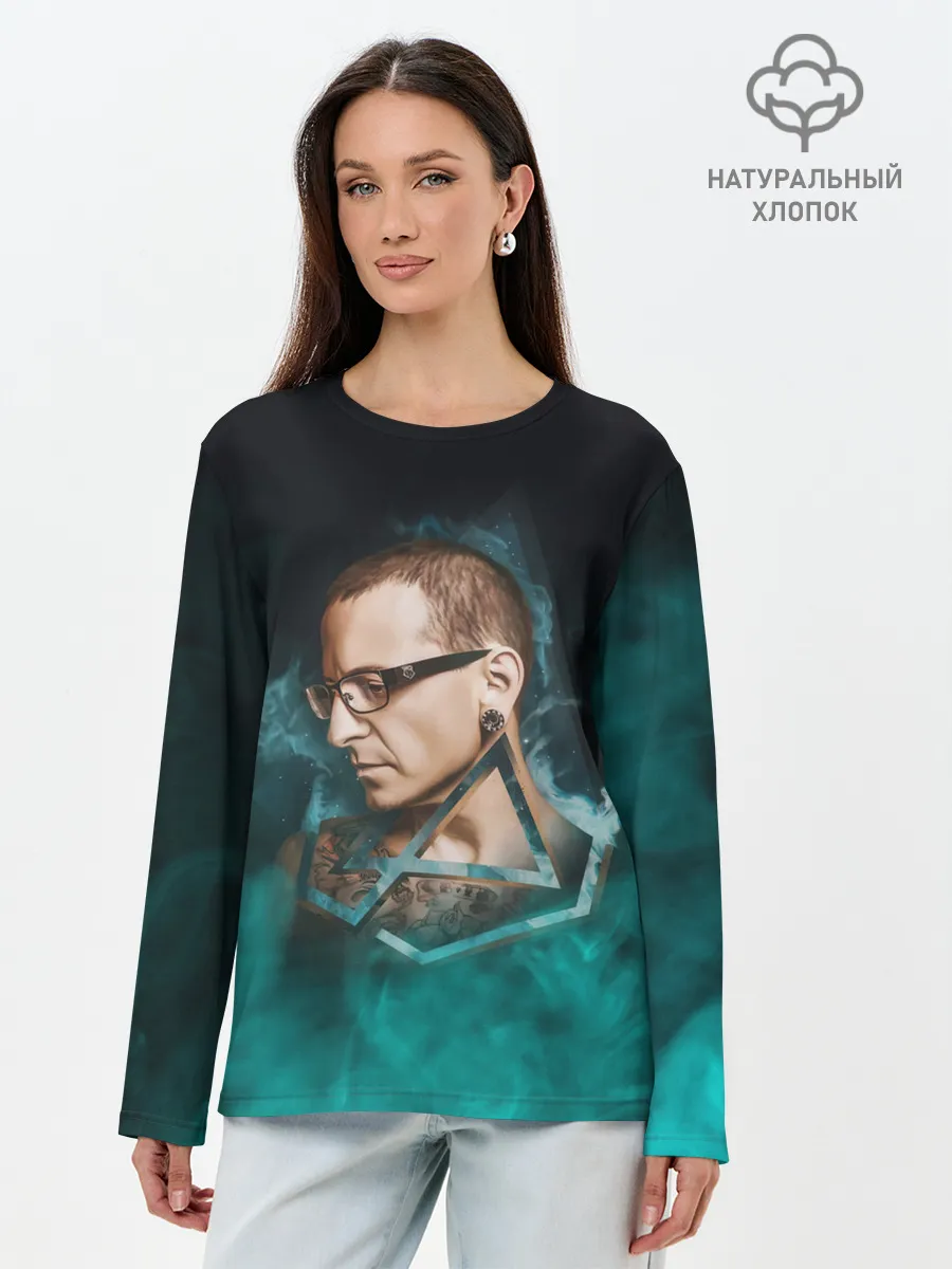 Лонгслив женский. Хлопок / CHESTER | LINKIN PARK | ЛИНКИН ПАРК