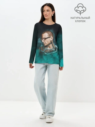 Лонгслив женский. Хлопок / CHESTER | LINKIN PARK | ЛИНКИН ПАРК