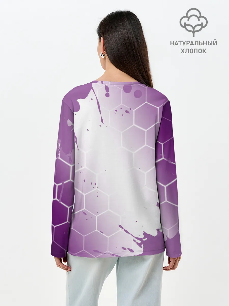 Лонгслив женский. Хлопок / New World - Ковенанты - Краска