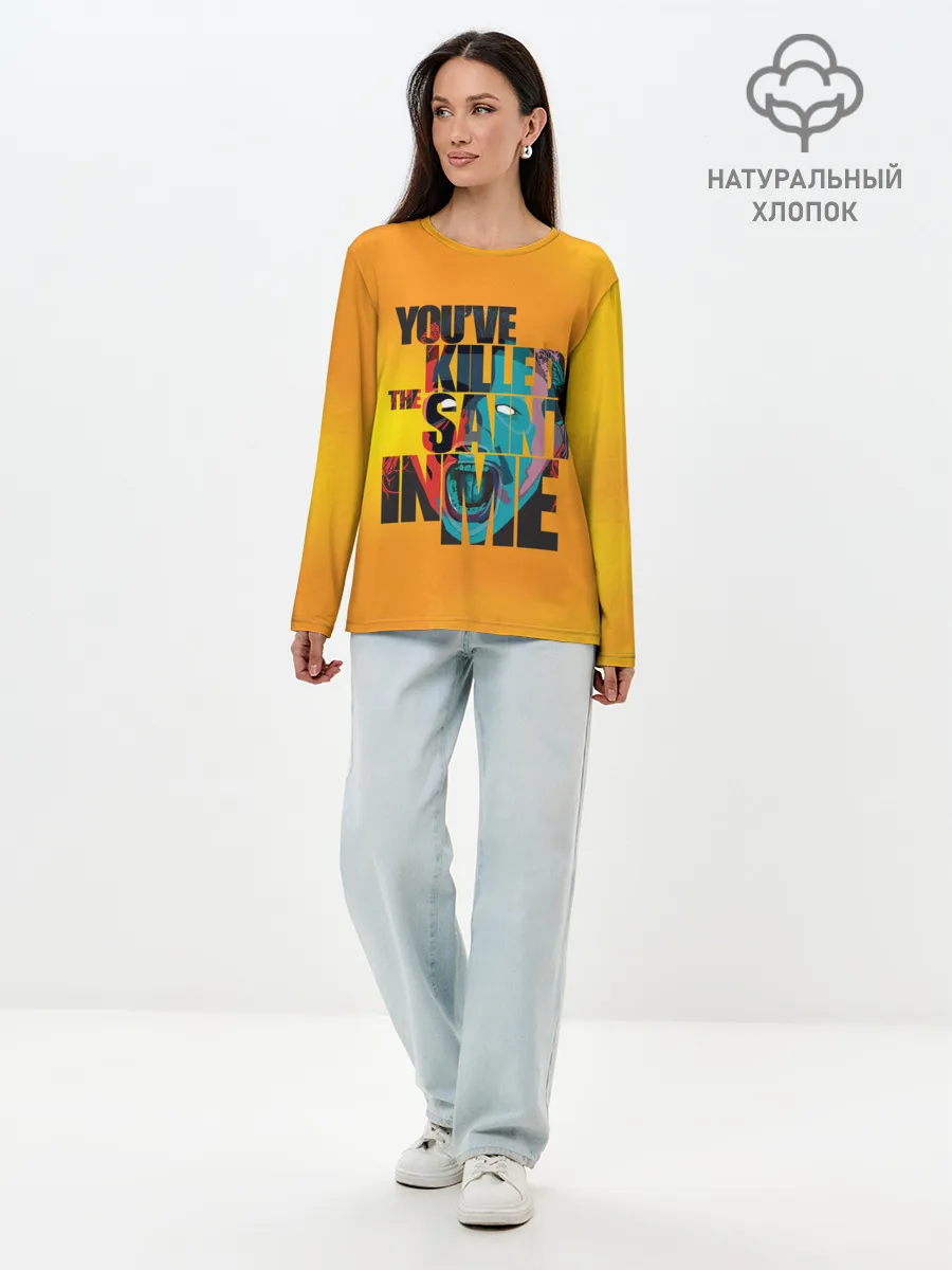 Лонгслив женский. Хлопок / Кори Тейлор