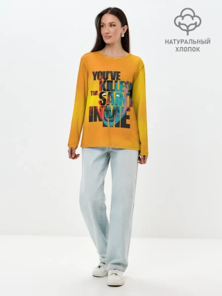 Лонгслив женский. Хлопок / Кори Тейлор