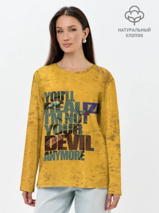 Лонгслив женский. Хлопок / Corey Taylor