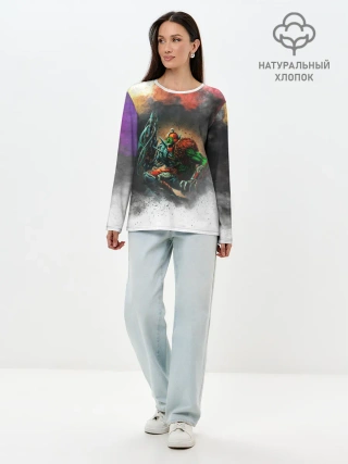Лонгслив женский. Хлопок / Хорд | Властелины вселенной