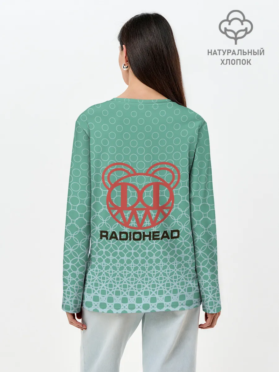 Лонгслив женский. Хлопок / Radiohead | Радиохед | Logo