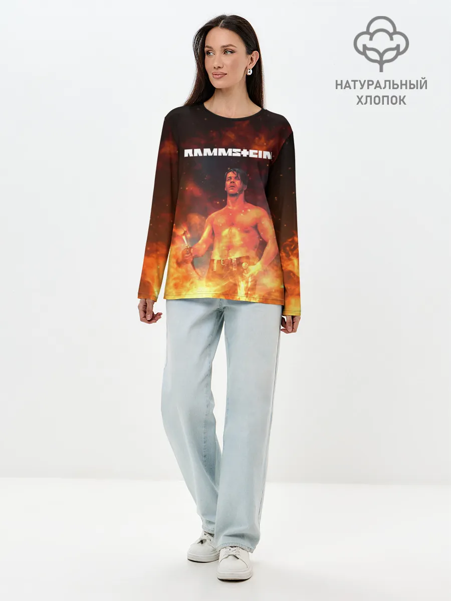 Лонгслив женский. Хлопок / RAMMSTEIN | РАМШТАЙН